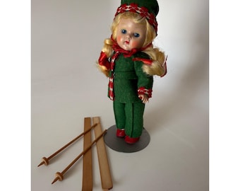 Vintage Strung Vogue Ginny In 1953 Ski Outfit #49 - Complete