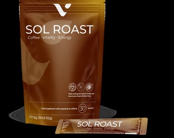 Valentus Prevail Sol Caffè tostato Caffè Arabica Stile di vita fitness Perdere peso sano Bruciare i grassi Integratori alimentari Vitamine Gonfiore