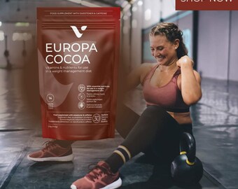 Valentus Belgian Europa Cacao Bebida de chocolate Estilo de vida fitness Estilo de vida saludable Perder peso Quemar grasa Complementos alimenticios Vitaminas Hinchazón