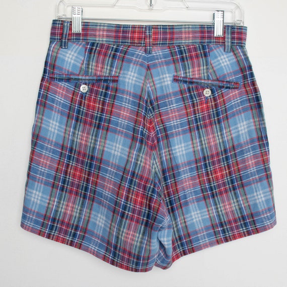 Plaid Linen Shorts - image 6