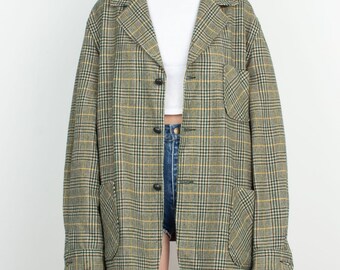Vintage 70s Pendleton Plaid Wool Jacket XL