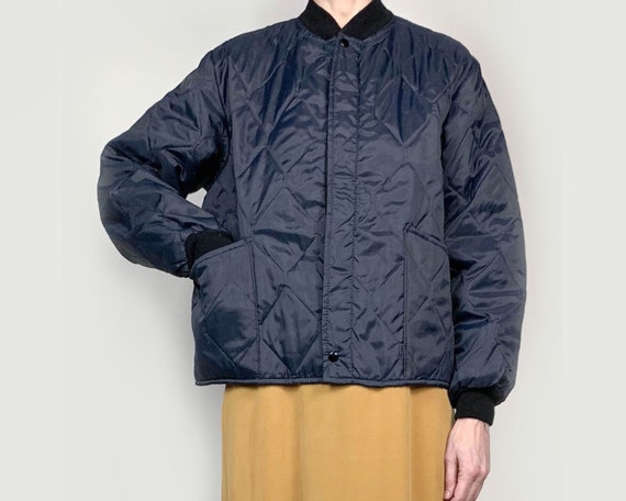 70s Quilted Crop Jacket