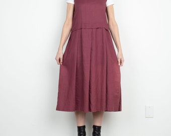 Vintage Holt Renfrew Linen/Cotton Dress S