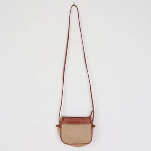 Vintage Esprit Crossbody / Kleine Neutrale Ledertasche