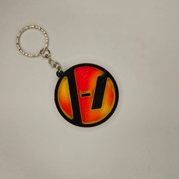 Twenty One Pilots, Logo, Keychain, Keyring, Clancy, TOP, 21 Pilots, Alternative, Alt, Emo