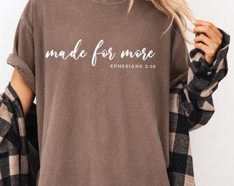 Christian Quote Svg: Made for More, Jezus inspirerend (PNG, SVG)