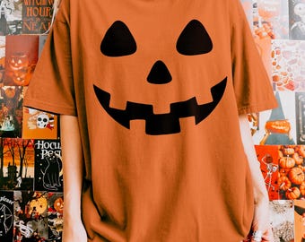 Pumpkin Face SVG PNG-clipart: Jack O Lantern Halloween-gezichten (direct downloaden)