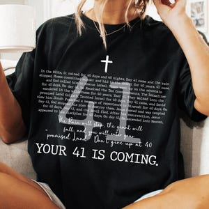 Your 41 Is Coming Religious Design: Faith Cross SVG PNG (Digital Download)