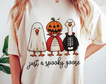 Spooky Goose Halloween PNG: Funny Costume Sublimation (Digital Download, 300 DPI)