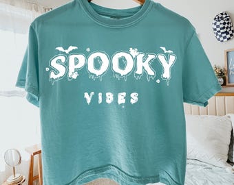 Retro Spooky Vibes PNG: Halloween-sublimatieontwerpen (300 DPI, licentie voor commercieel gebruik)