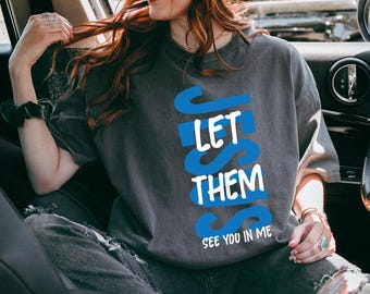 Jesus Let Them See You In Me SVG: christelijk T-shirtontwerp (digitale download)