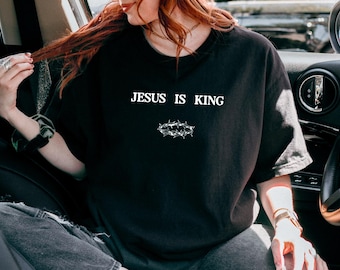 Jezus is koning PNG SVG, christelijke religieuze sublimatie (digitale download)