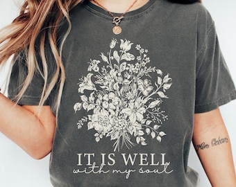 It Is Well With My Soul PNG, Chrześcijańska sztuka kwiatowa (pobranie cyfrowe)