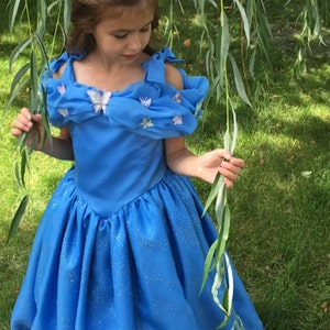 SALE reg. 12.99- Cinderella 2015 &quot;inspired&quot; Gown, PDF Printable Sewing Pattern! Baby & Girls, size 12/18 M-8/9 girls. Cinderella Princess