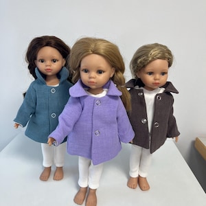 Linen Coat for Paola Reina Amigas 32 cm Doll