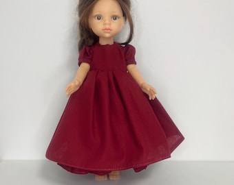 パオラ レイナ アミーガス 32 cm 人形用の赤いドレス