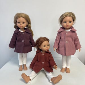 Linen Coat for Paola Reina Amigas 32 cm Doll