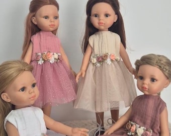 パオラ・レイナ・アミーガス人形（32cm）用のチュールドレス