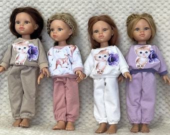 パオラ・レイナ・アミガス人形用パターン付きトラックスーツ 32 cm