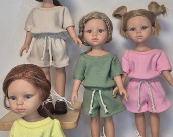 パオラ・レイナ・アミガス 32 cm 人形用セット - 春のブラウスとショーツ