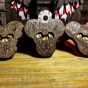 Laser cut DND hit point counter!