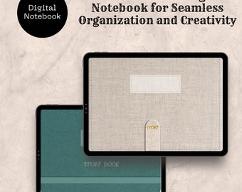 Craft Your Stories: Horizontal 'Tall Tale' Digital Journal | GoodNotes & Notability | Download Now