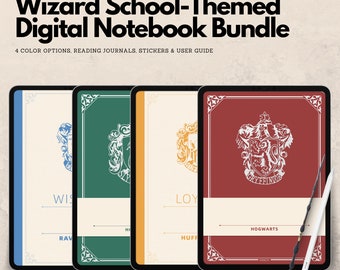 Spellbinding Wizard School Digital Notebook & Journal Set for iPad, Tablet, GoodNotes Enthusiasts