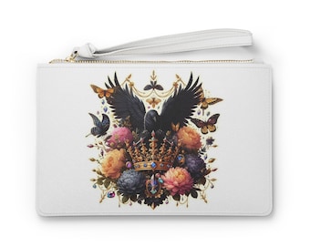 Royal Crow Clutch Bag