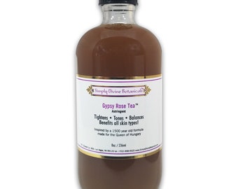 Gypsy Rose Tea - Toner astringent - Entièrement naturel, biologique