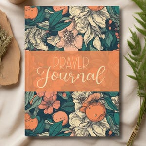 Floral Hardcover Prayer Journal: Christian Notebook Gift