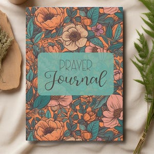 Floral Hardcover Prayer Journal: Christian Notebook Gift