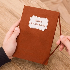 Personalized Recipe Book - Recipe Binder, Recipe Journal & Organizer, Custom Blank Recipe Notebook, Recipe Holder