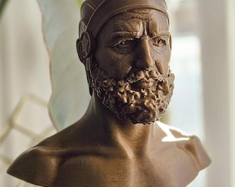 Cyrus the Great Bust - Founder of the Persian Empire - Shahanshah of Persia - Museum Quality Composite Art - Ancient Persia Home Decor