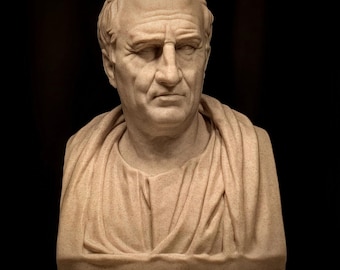 Cicero buste standbeeld - Romeinse filosoof sculptuur - klassiek Romeins decor - oude Rome bureau kunst - advocaat cadeau - geschiedenis leraar cadeau