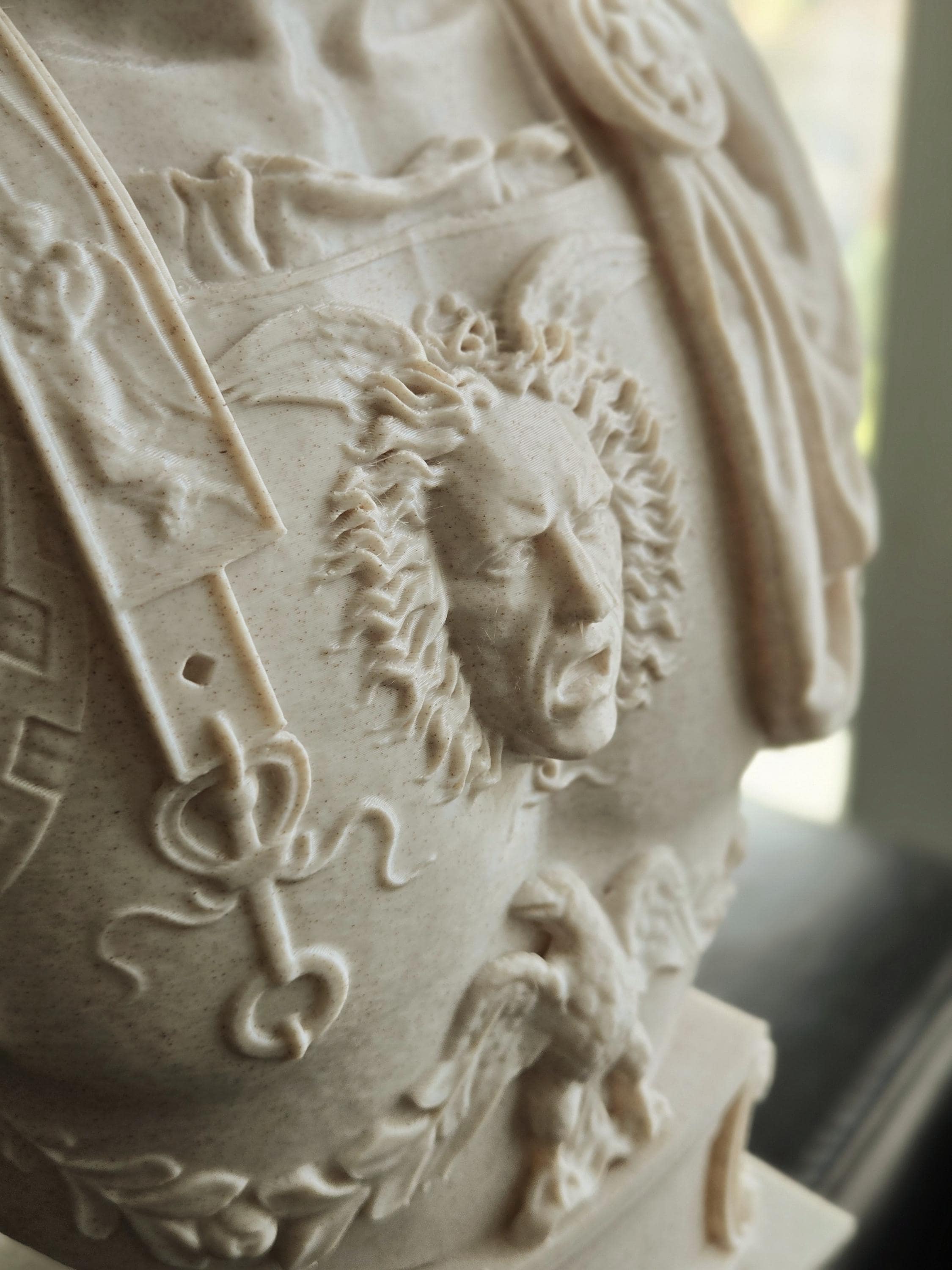 ローマ帝国 ユリウス・カエサル 大理石 アンティーク イタリア ローマ