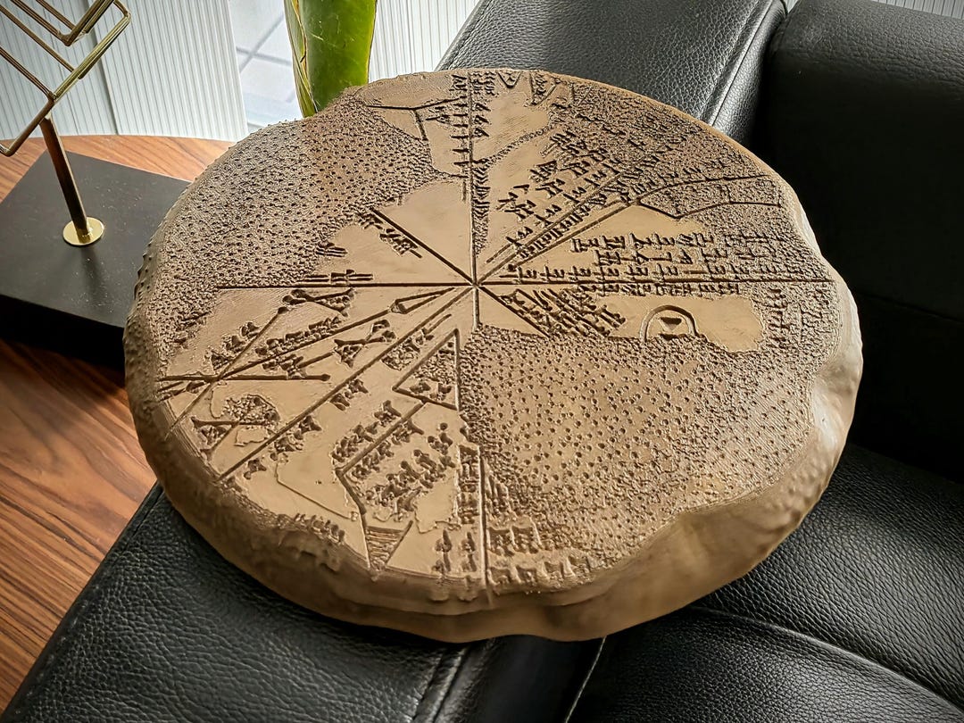 Ancient Sumerian Star Chart Replica Ancient Mesopotamian Astronomical