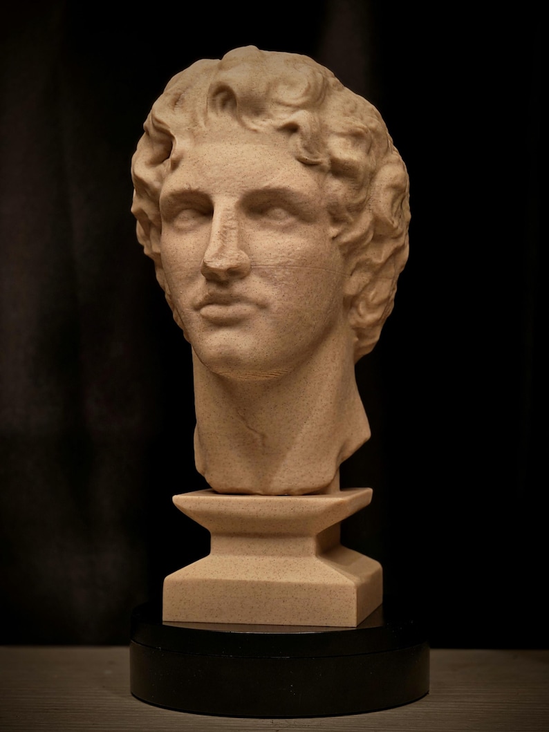 alexander the great bust sculpture statue