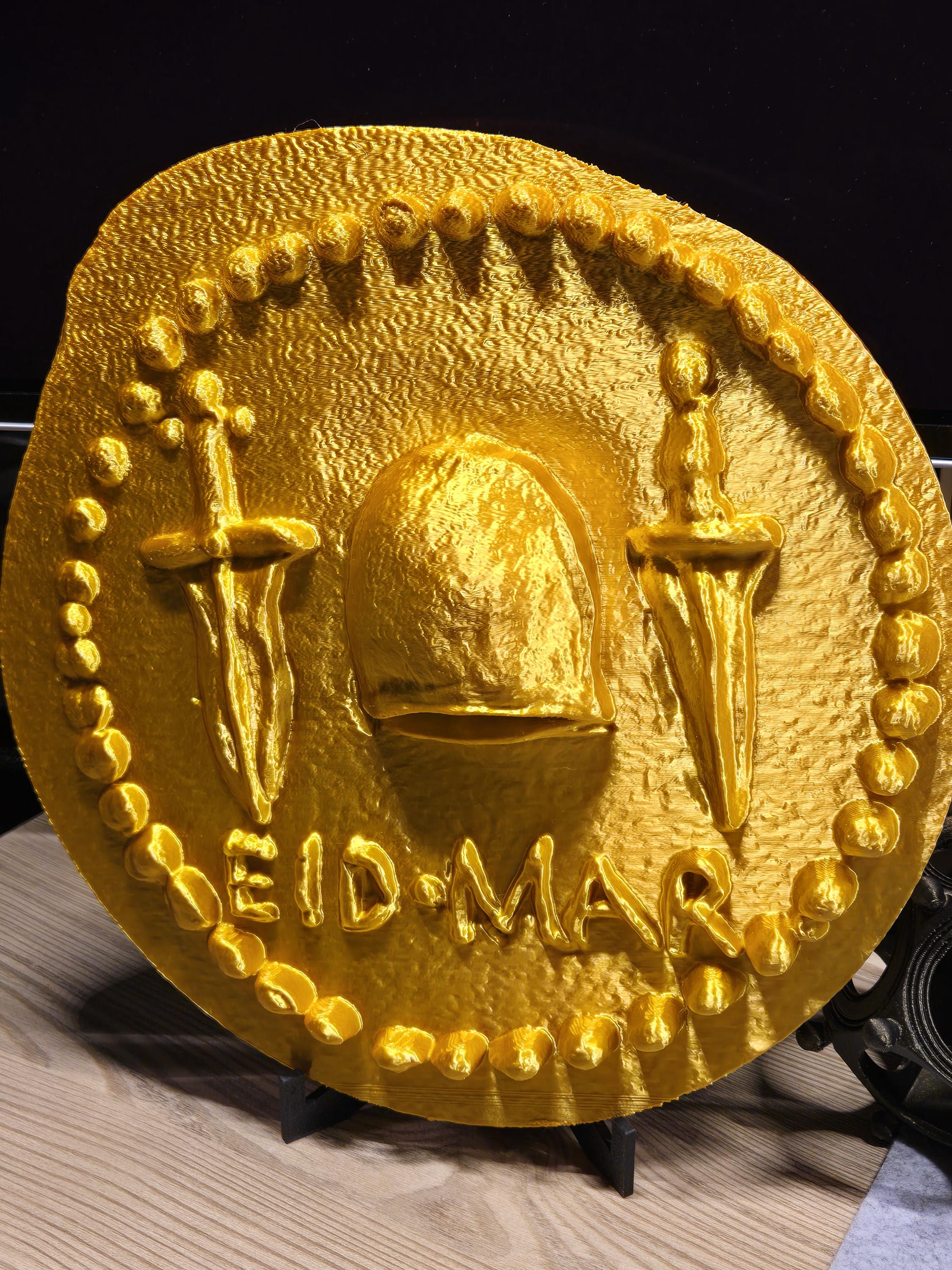 EID MAR コイン レプリカ: ジュリアス シーザー暗殺デナリウス ディスプレイ プラーク - Etsy 日本