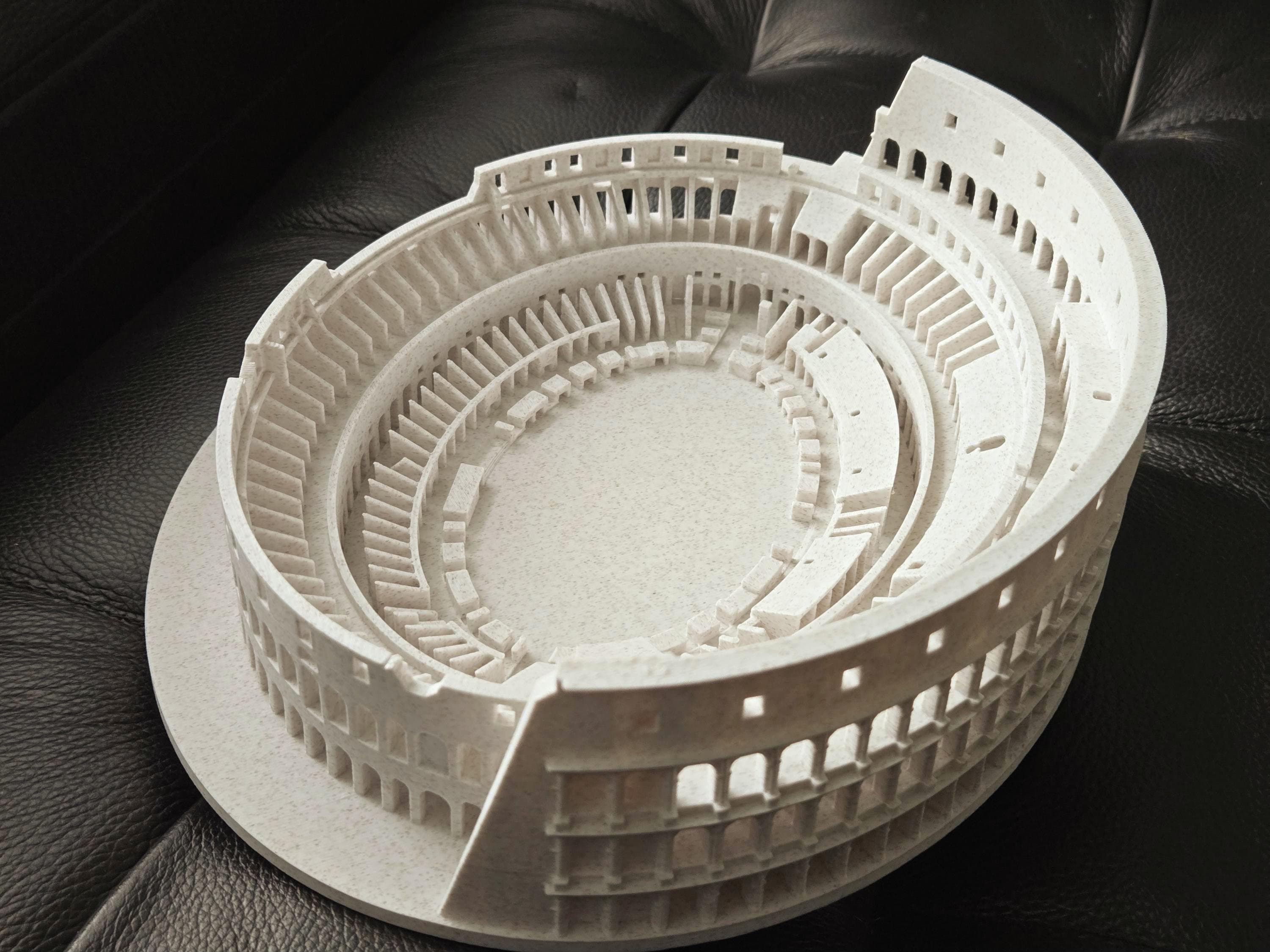 コロッセオ建築模型：大理石調古代ローマ彫刻（10インチ） - Etsy 日本