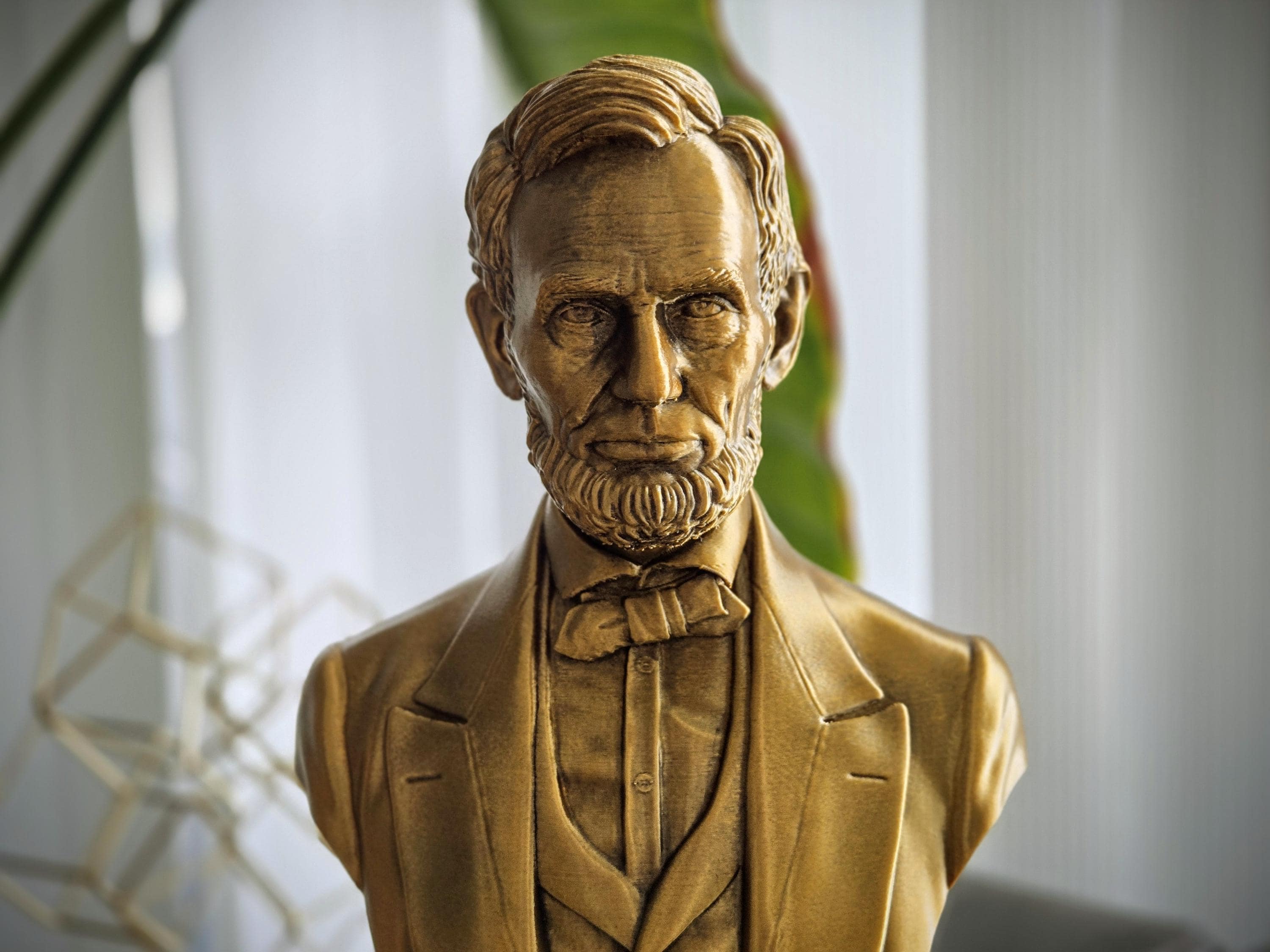 70's〜アメリカアンティーク　リンカーン大統領の金属製胸像　USAヴィンテージ il_fullxfull.6654849278_1stz.jpg