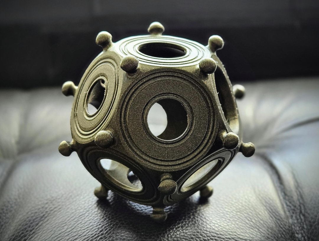 Mysterious Ancient Gallo Roman Dodecahedron - Bronze Historical