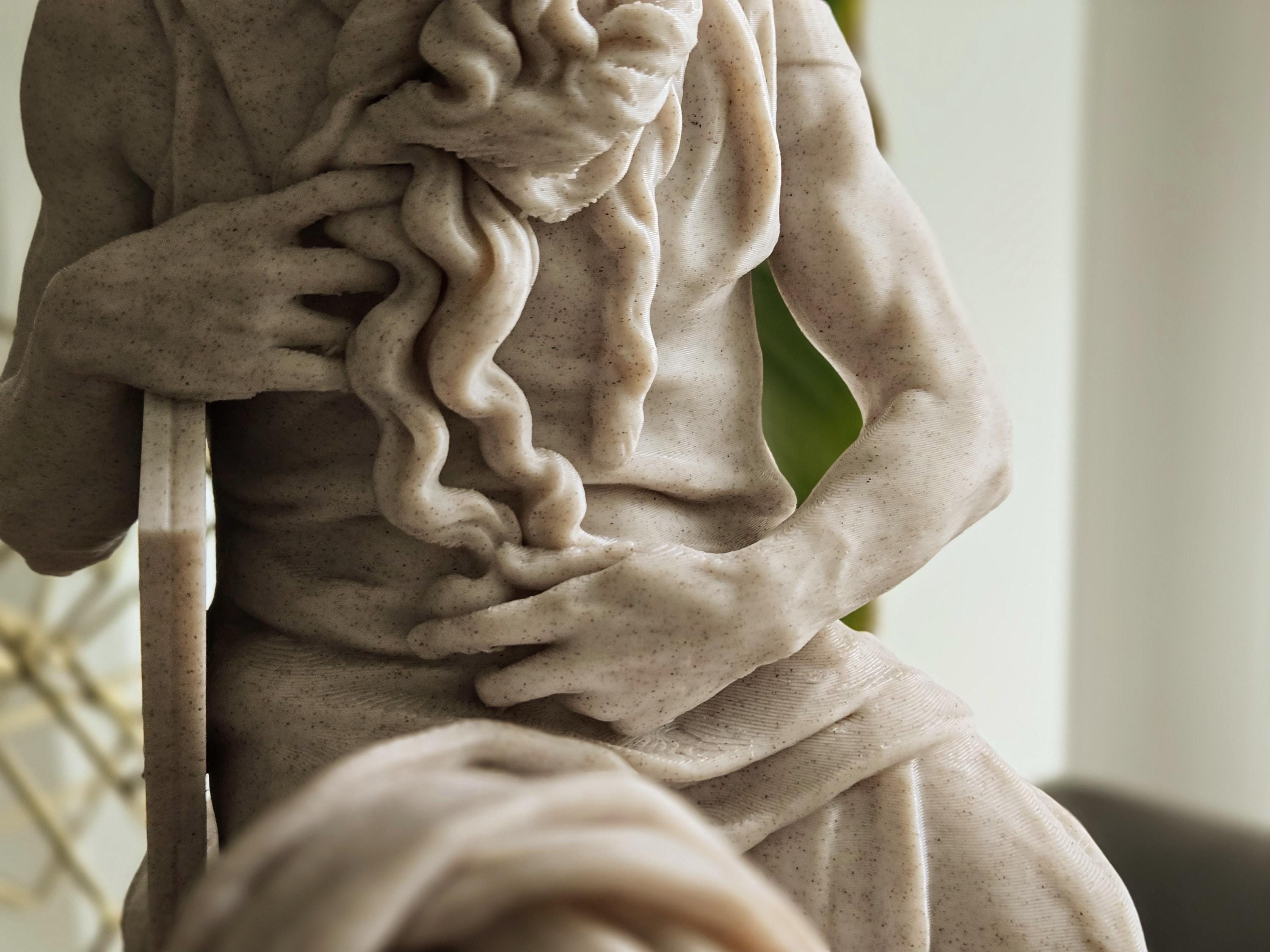 ミケランジェロのモーゼ像 - 博物館品質のレプリカ - 大理石複合彫刻