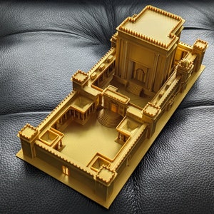 Belle maquette du Second Temple - Réplique détaillée du temple d'Hérode dans l'Israël antique, parfaite pour les expositions historiques et à des fins éducatives