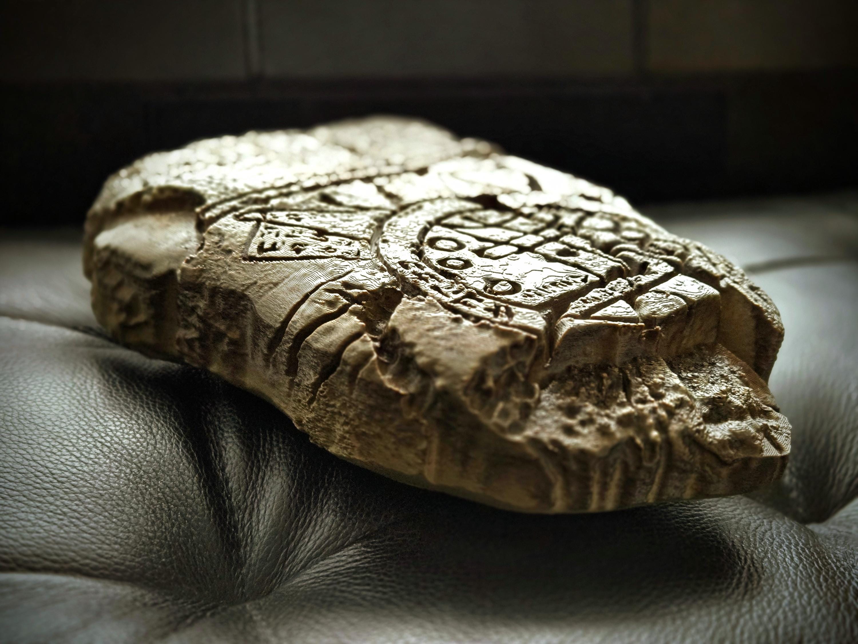 古代バビロニアの世界地図のレプリカ - イマゴ・ムンディ - 粘土複合