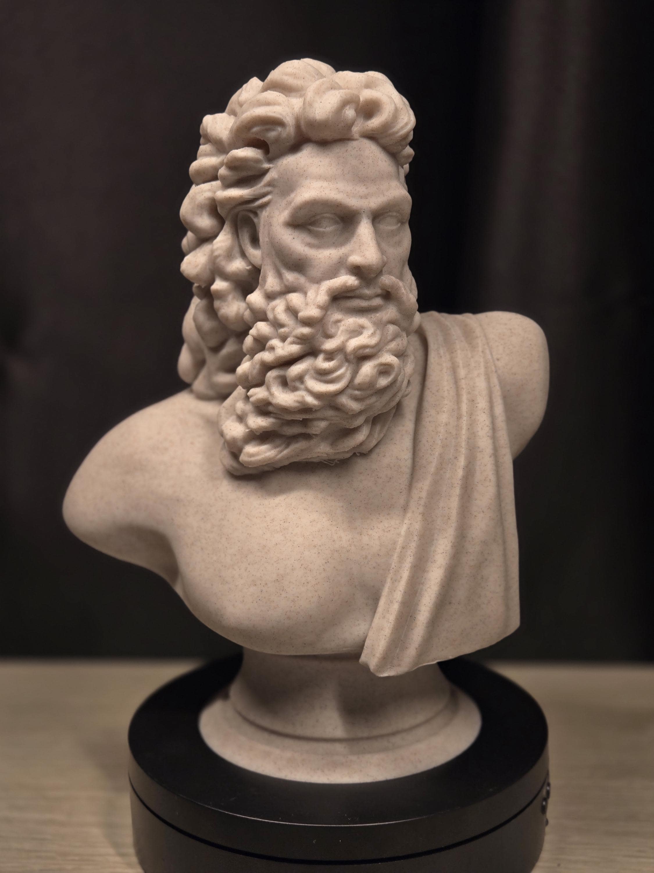 ゼウスの大理石複合胸像 - ギリシャの雷神 - 古代ギリシャ神話の装飾