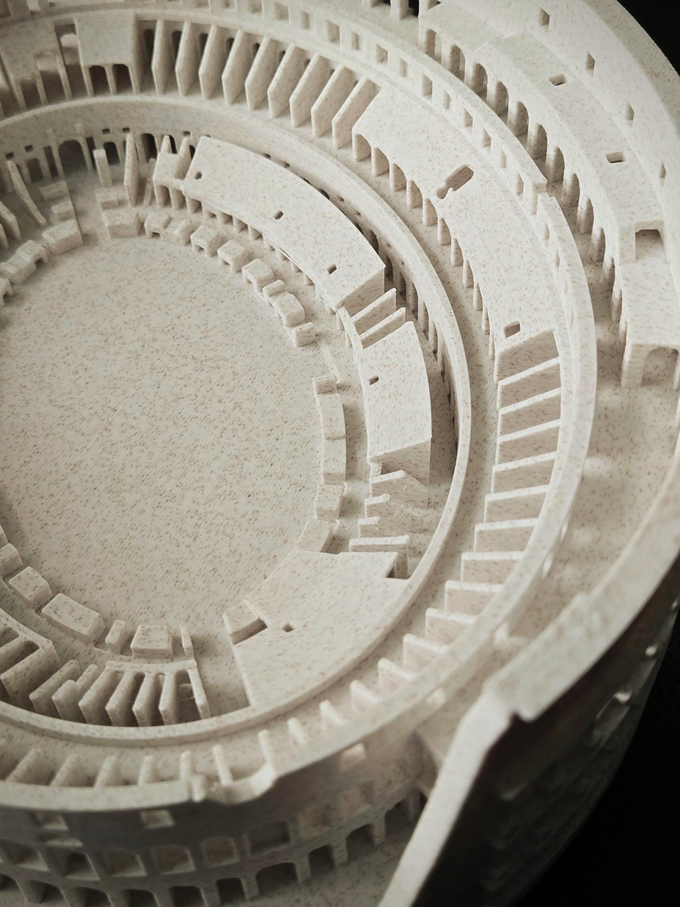 コロッセオ建築模型：大理石調古代ローマ彫刻（10インチ） - Etsy 日本