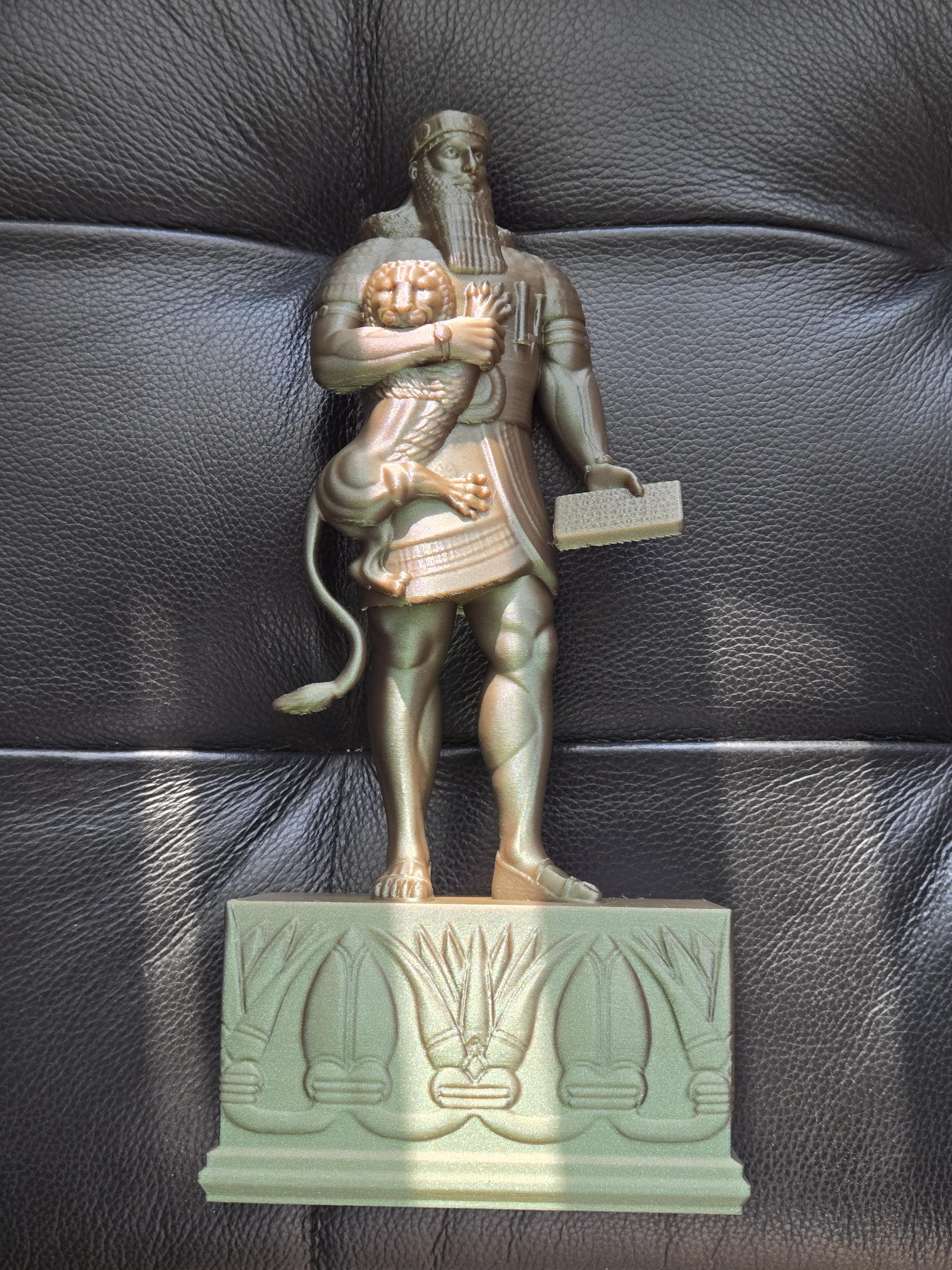 Ashurbanipal Statue: Bronze-finish Neo-assyrian King Bust - Etsy