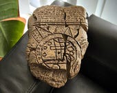 古代バビロニアの世界地図のレプリカ - イマゴ・ムンディ - 粘土複合