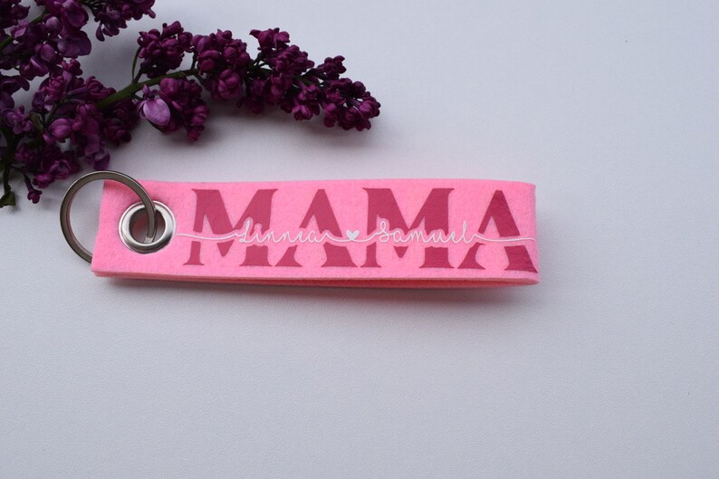 Personalized felt keychain Design 2.0 image 2