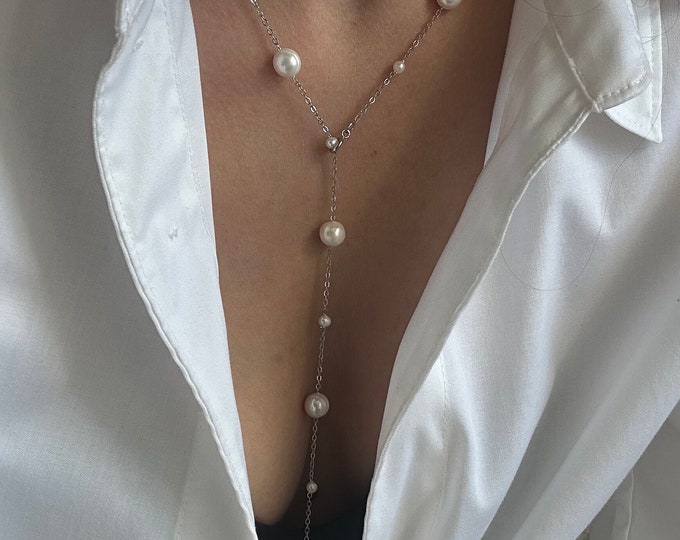 Narrow Cuff with Genuine Freshwater Pearls
